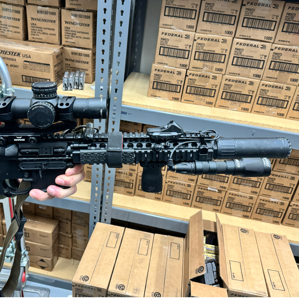 18650 LED Rifle Mounted Light - 6x Anodized Colors
