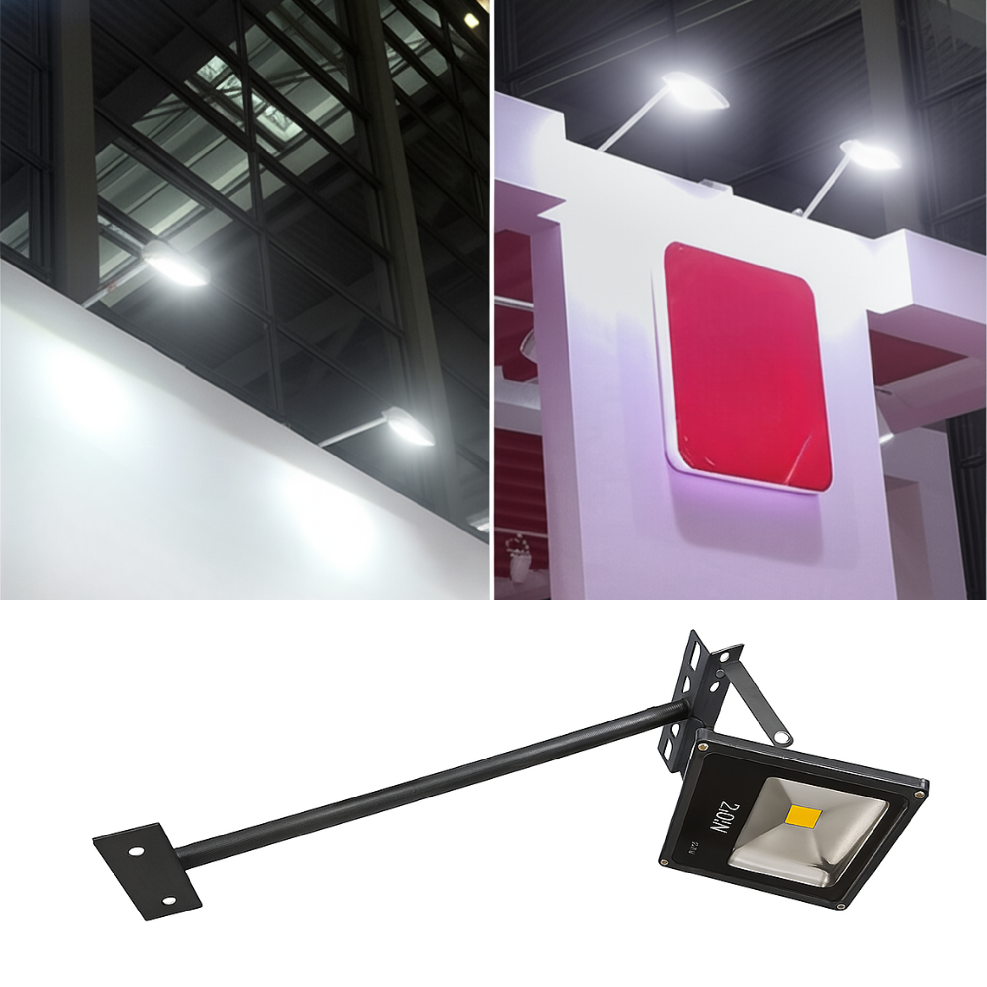 Floodlight Extension Arm Floodlight Metal Bracket BICSL-YCB50