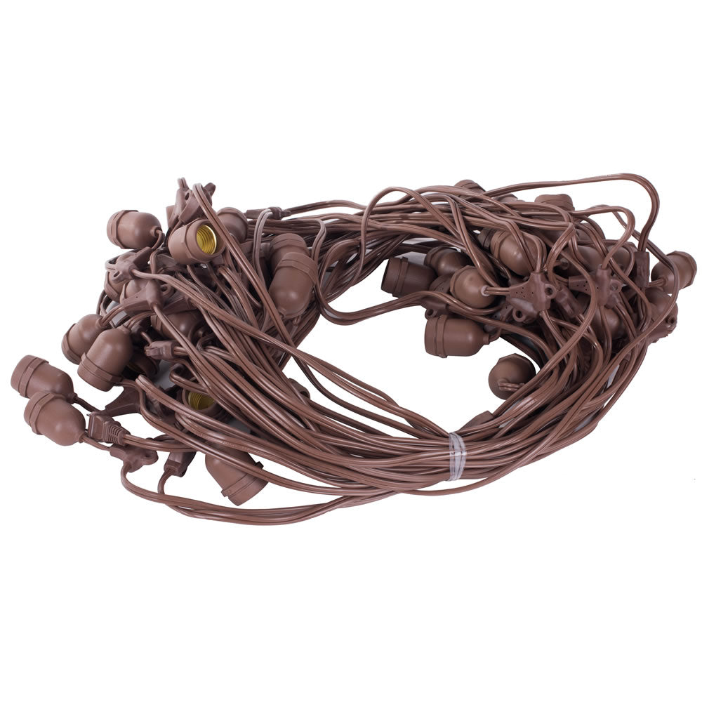 Vickerman Brown Medium Base E26 Socket Stringer