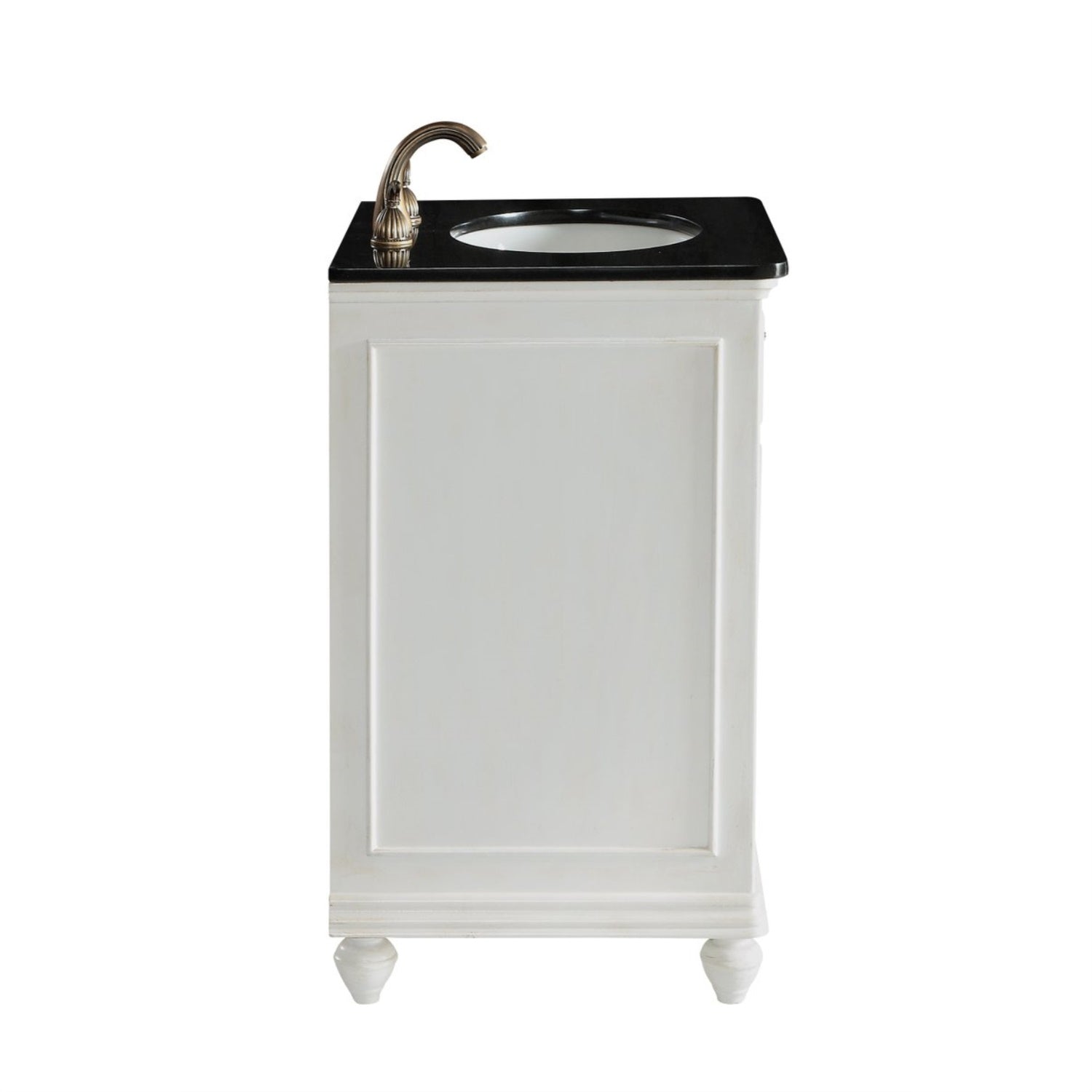 24 In. Single Bathroom Vanity Set In Antique White