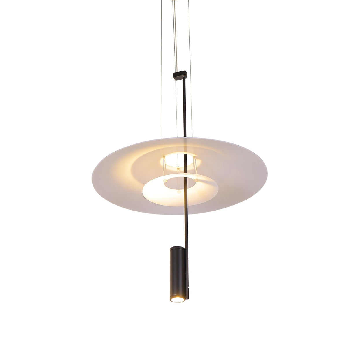 VONN Lighting Pendant Light VAP2251BL 20in LED Adjustable Black Aluminum