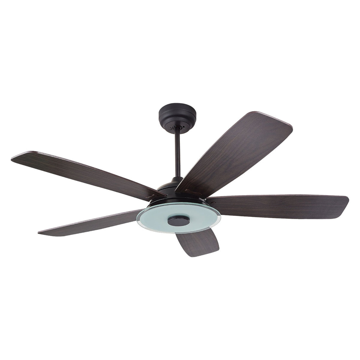 Journey 52-inch Indoor/Outdoor Smart Ceiling Fan, Dimmable LED Light Kit & Remote Control, Works with Google Assistant, Amazon A