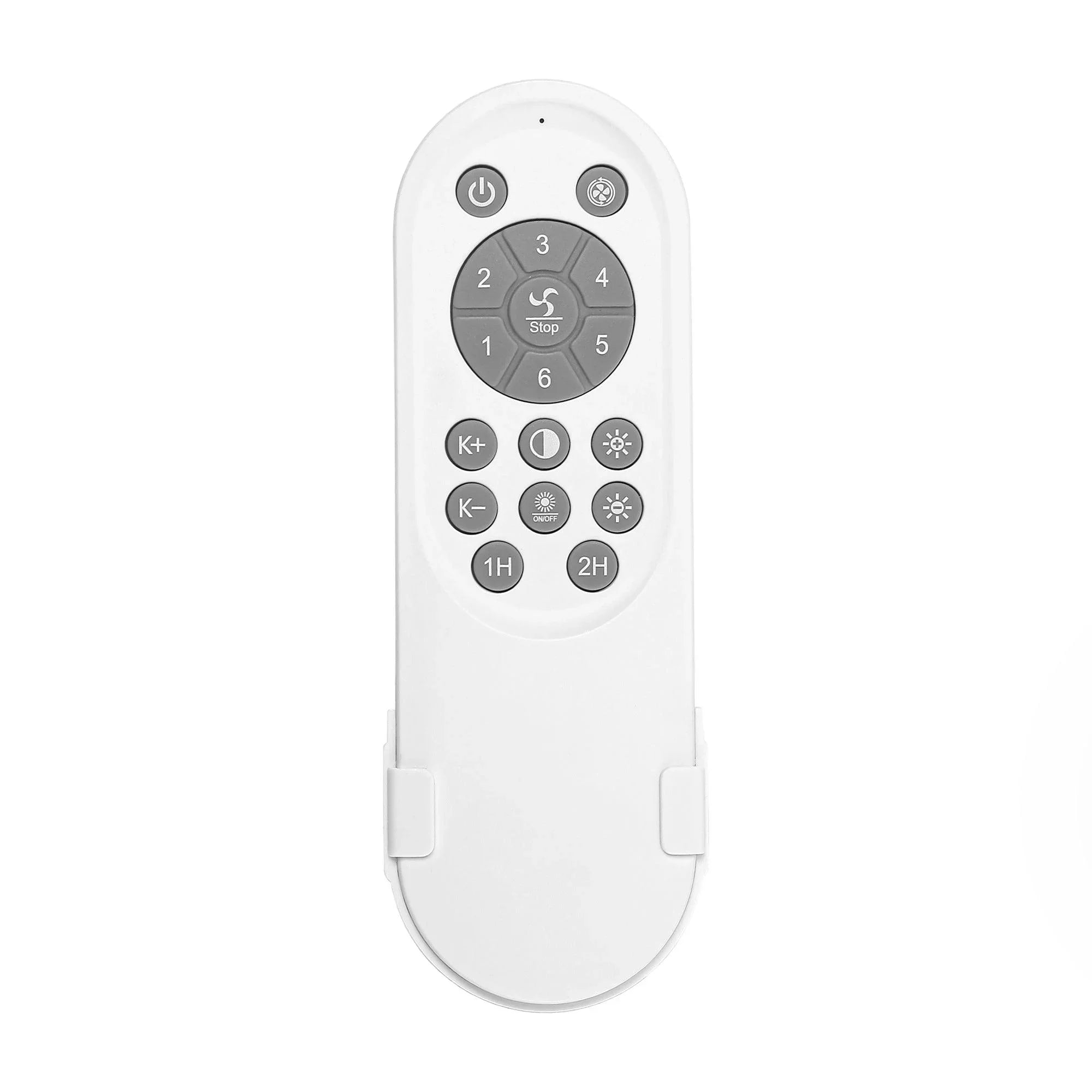 Vaczon 42 Inch DC Motor Modern Downrod Ceiling Fan with LED Light and Remote Control