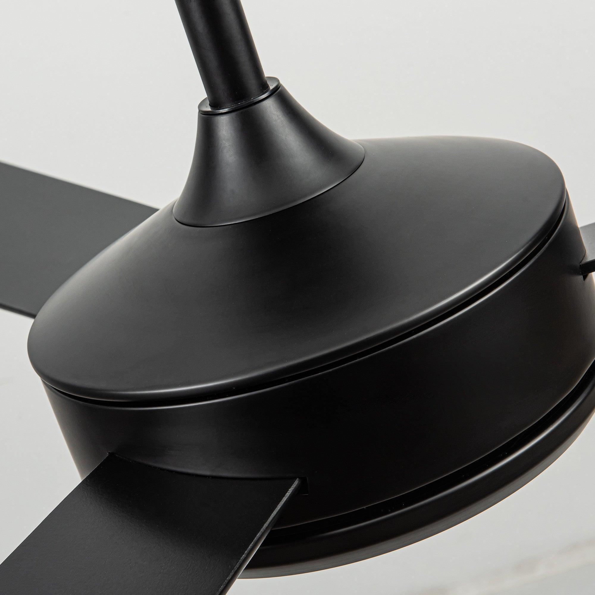 52" Midtown Industrial DC Motor Downrod Mount Reversible Ceiling Fan With Remote Control