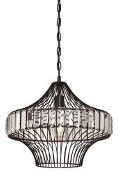 WestinghouseLighting 6106200 5080 in One-Light Indoor Pendant  Black