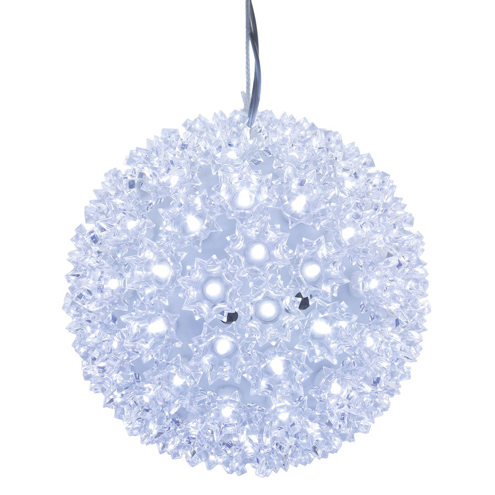 Vickerman 50Lt x 6 inch LED CoolWhite Starlight Sphere  X120605