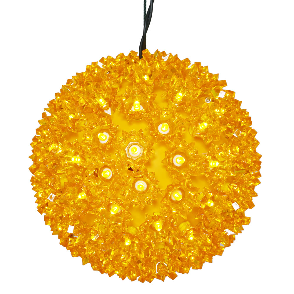 Vickerman 50Lt x 6 inch LED Gold Starlight Sphere  X120607