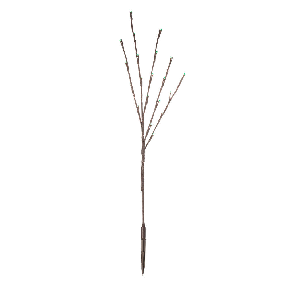 Vickerman 36in 60 LED Lime Twig Lights, Outdoor Use, 120V Adapter, Model X15B633, 3 Piece