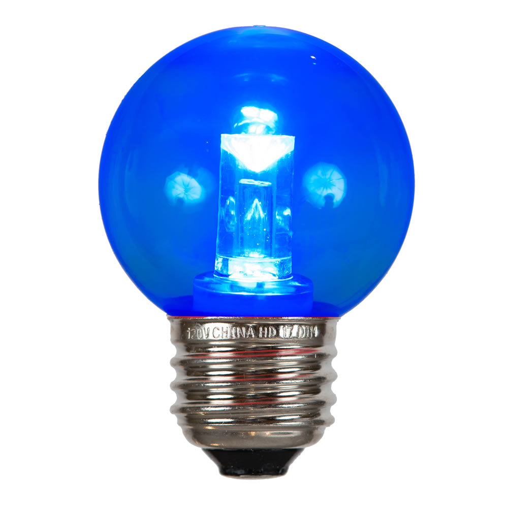 Vickerman G50 Blue Smd Tube Led Bulb, 10/Bag
