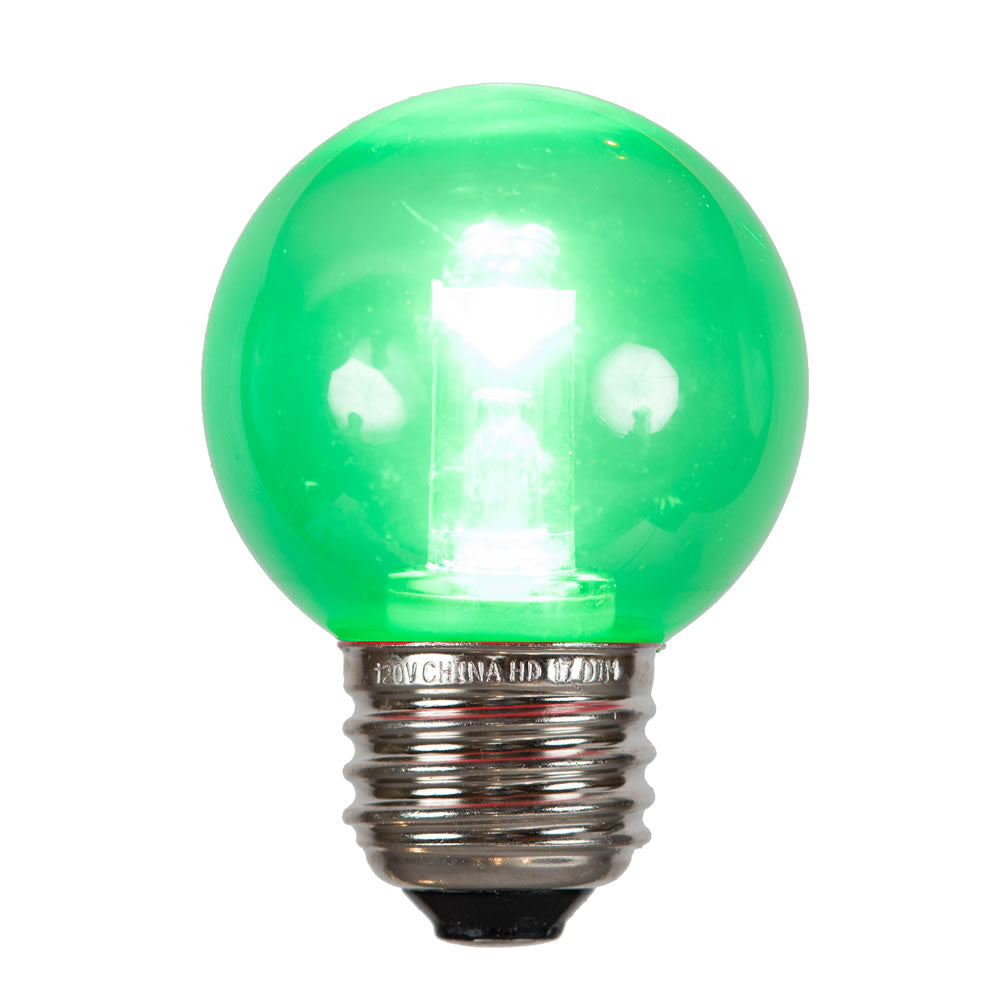 Vickerman G50 Green Smd Tube Led Bulb, 10/Bag