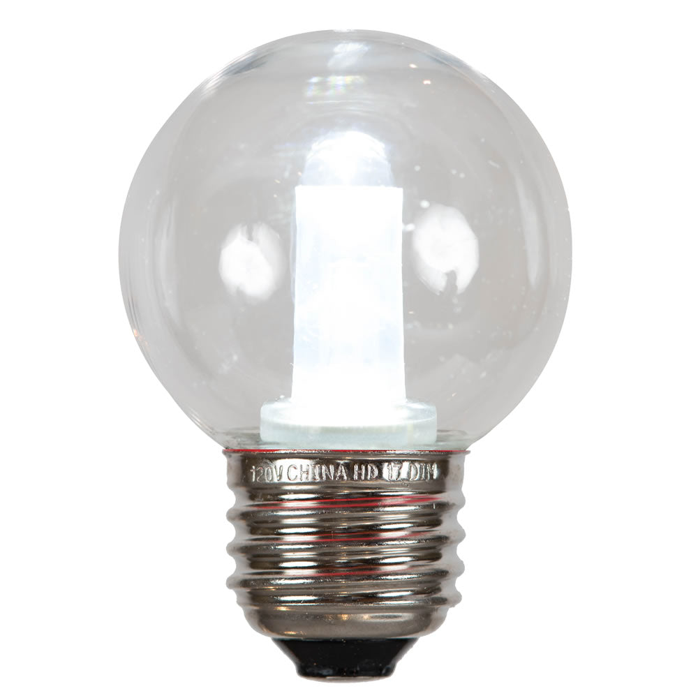 Vickerman G50 Pure White Smd Tube Led Bulb, 10/Bag