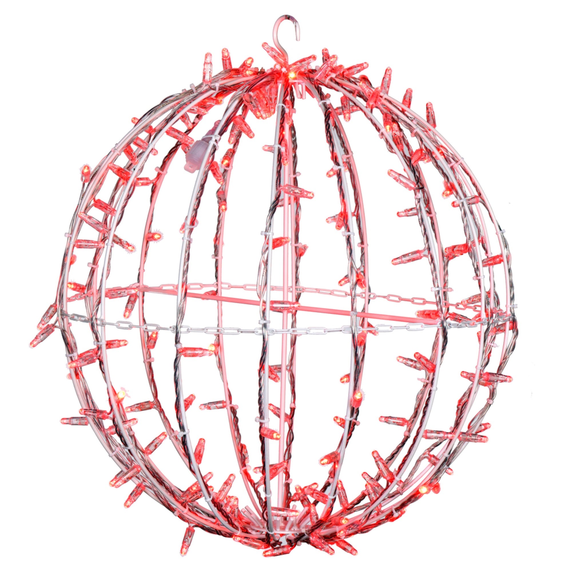 180Lt x 20 inch Red Twinkle Led Sphere