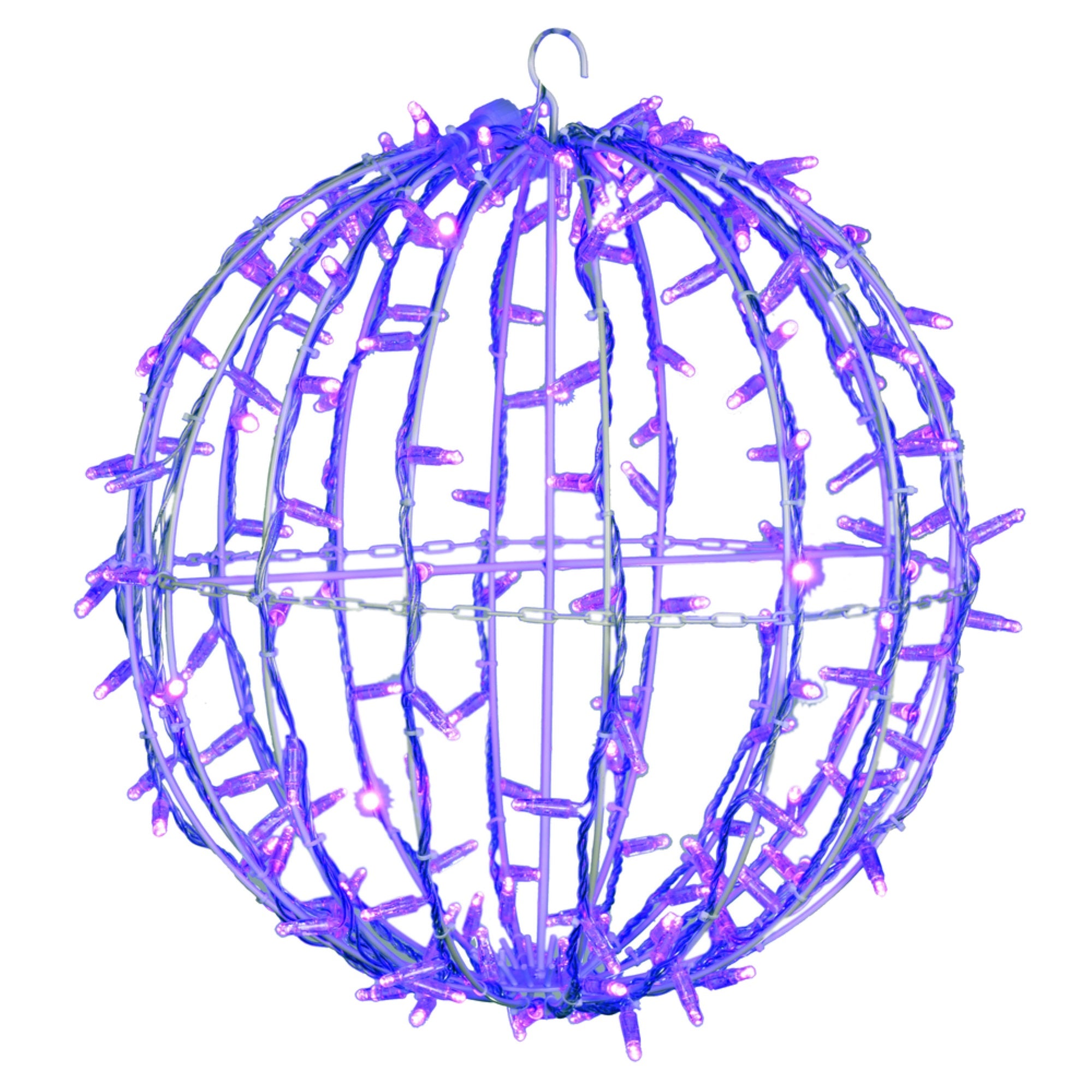 180Lt x 20 inch Purple Jumbo Led Sphere
