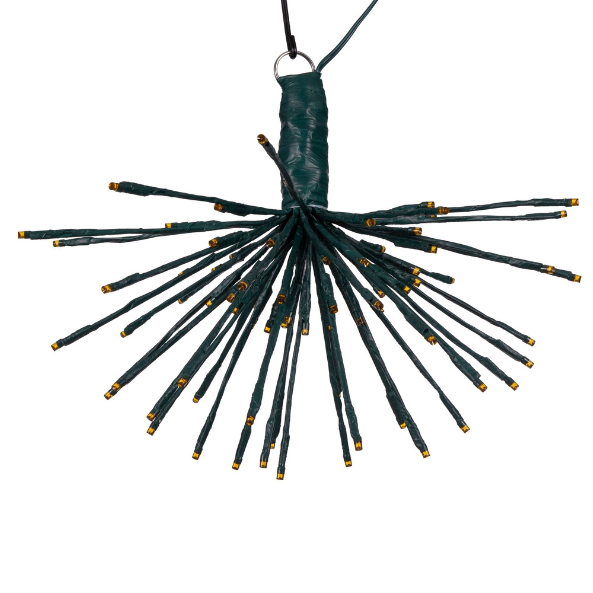 Vickerman 80Lt X 16&quot; Green Starburst Orange 5Mm Led Lights.