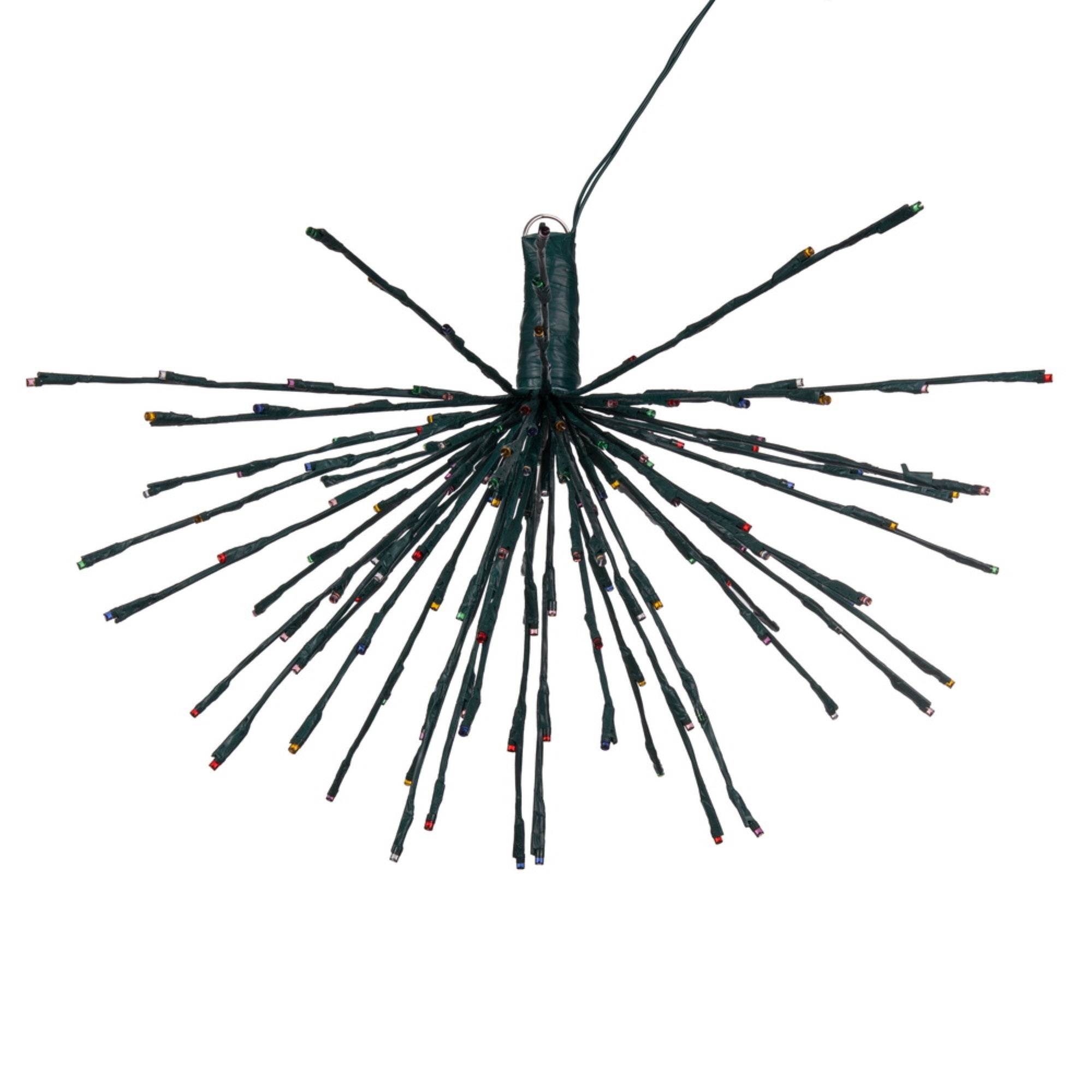 Vickerman 160Lt X 24&quot; Green Starburst Multi-Colored 5Mm Led Lights.