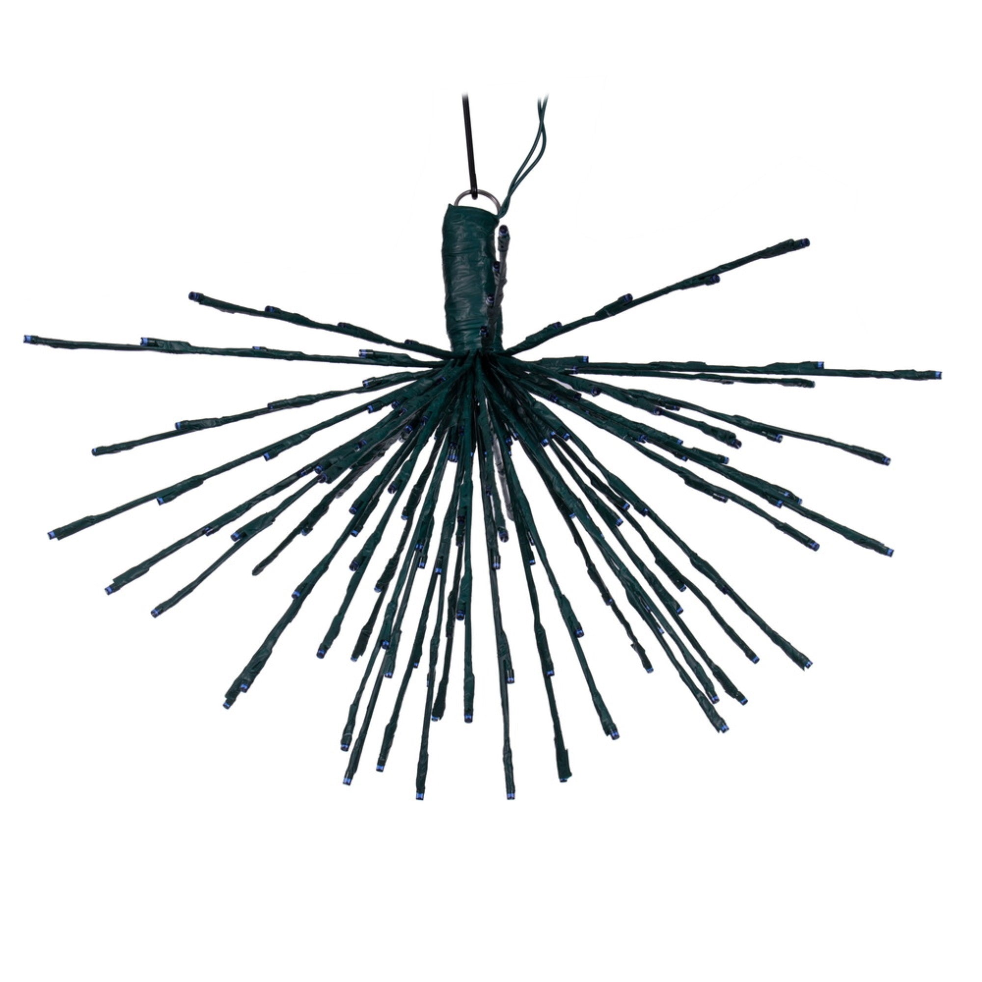 Vickerman 160Lt X 24&quot; Green Starburst Blue 5Mm Led Lights.