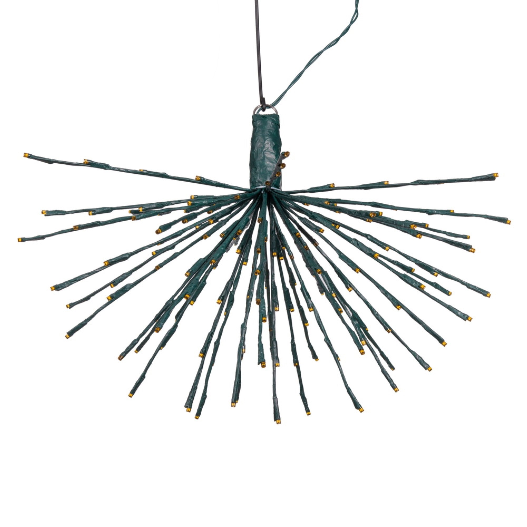 Vickerman 160Lt X 24&quot; Green Starburst Orange 5Mm Led Lights.