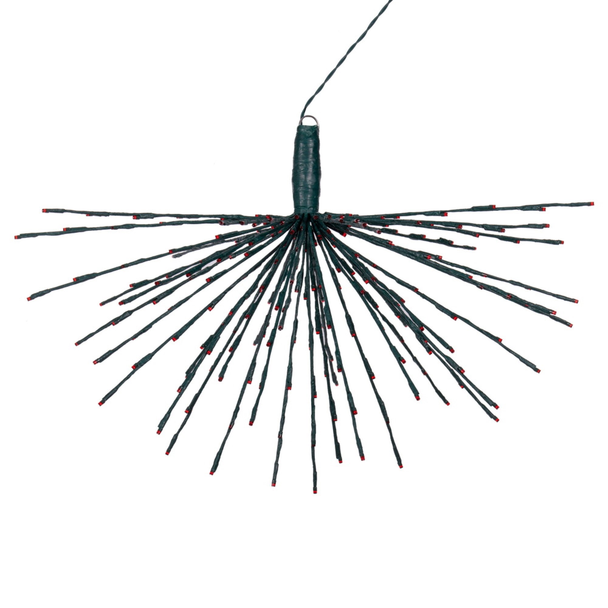 Vickerman 240Lt X 32&quot; Green Starburst Red 5Mm Led Lights.