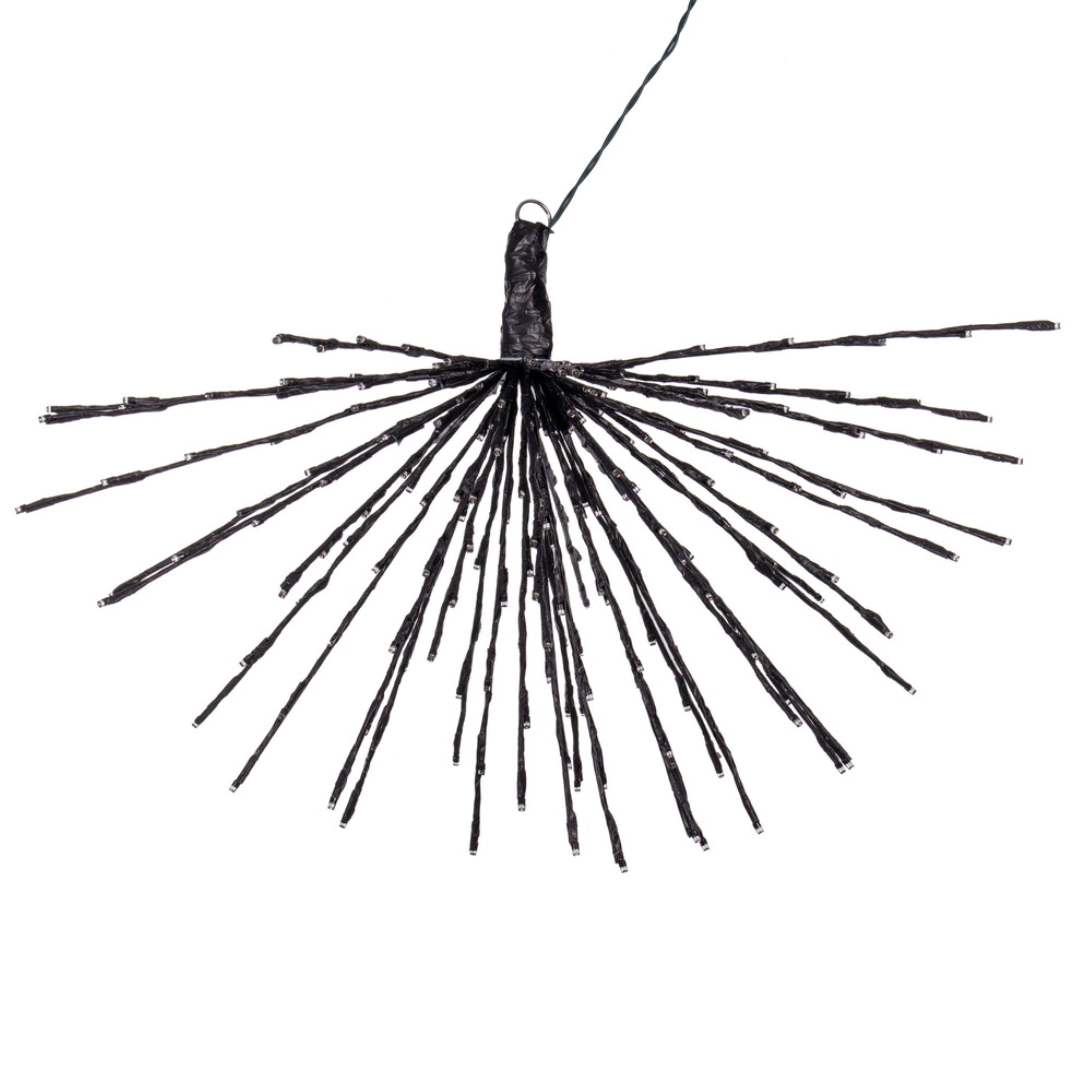 Vickerman 240Lt X 32&quot; Black Starburst Warm White 5Mm Led Lights.