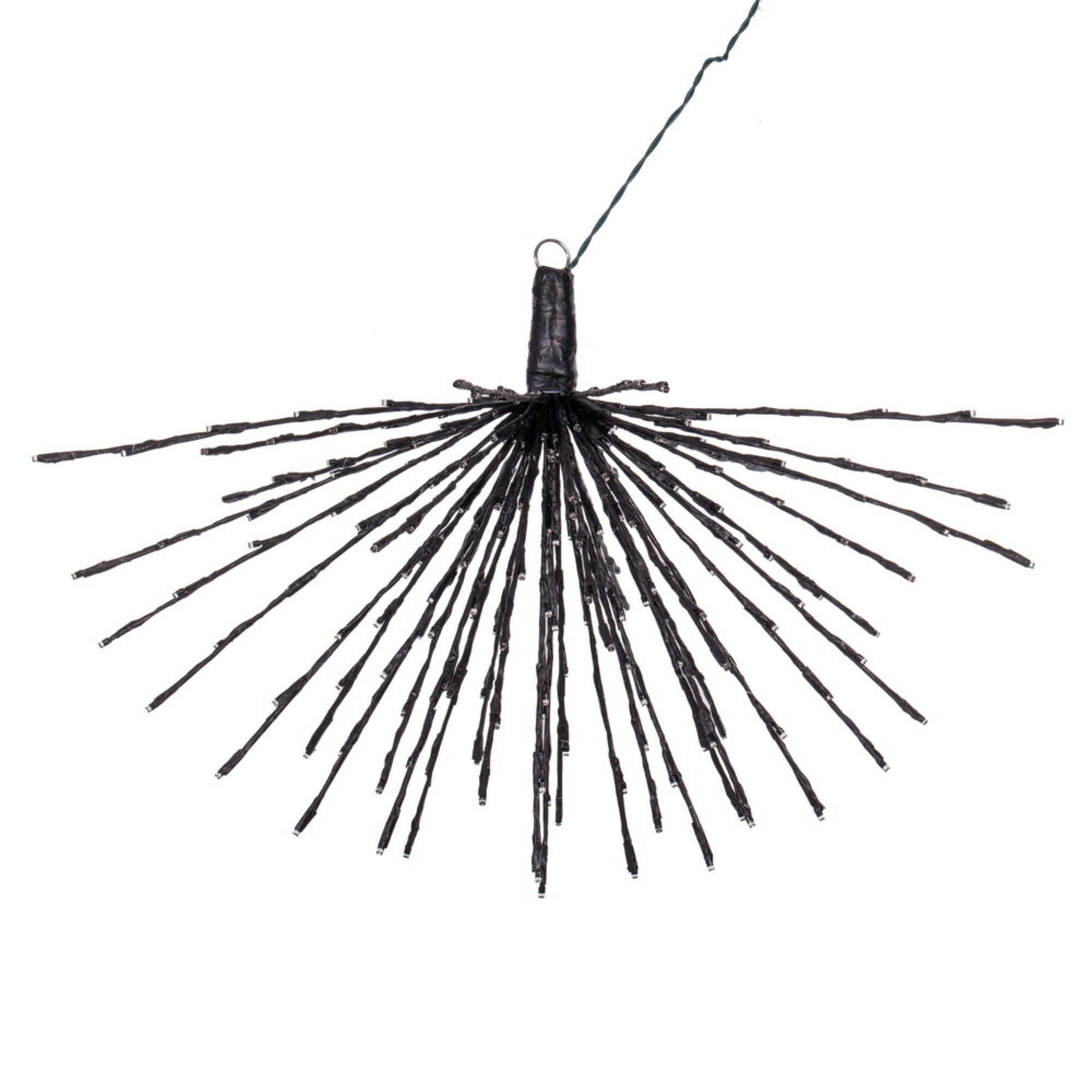 Vickerman 240Lt X 32&quot; Black Starburst Warm White 5Mm Twinkle Led Lights.