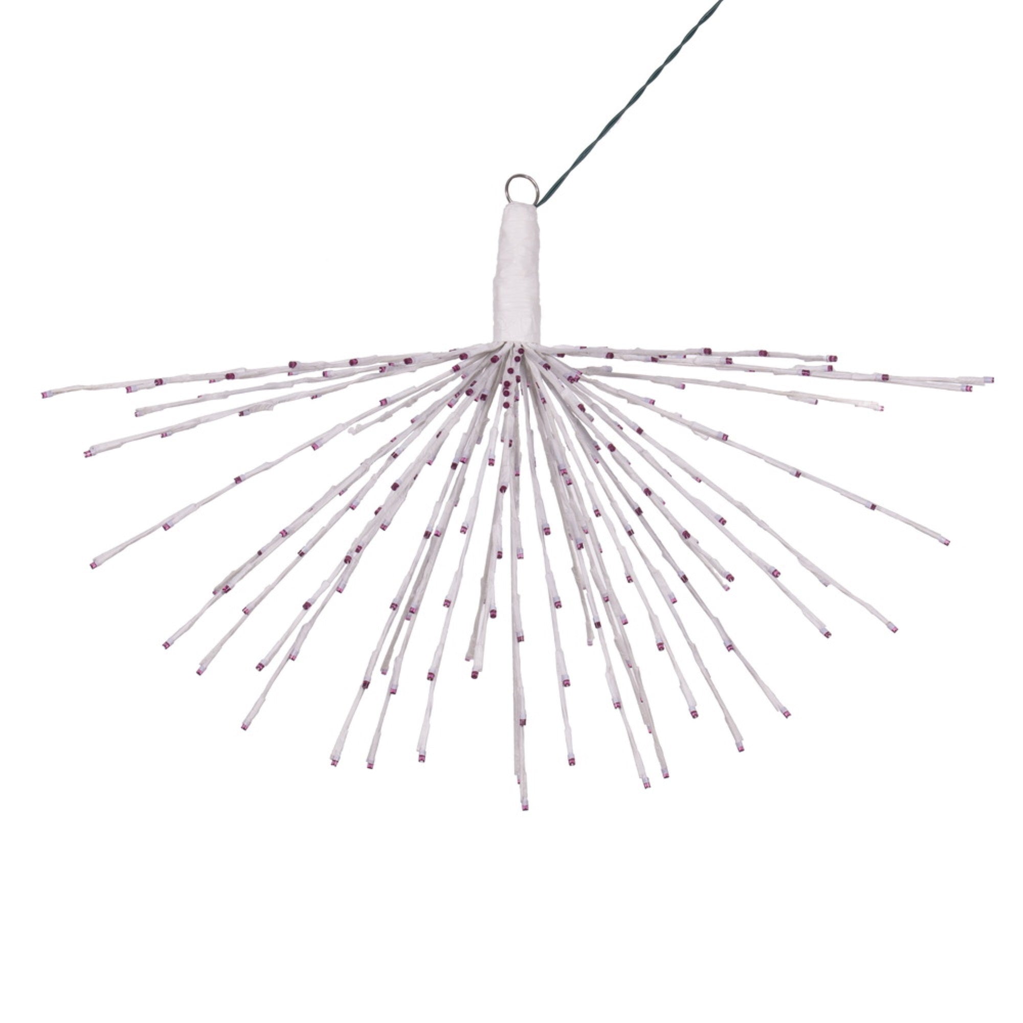 Vickerman 240Lt X 32&quot; White Starburst Purple 5Mm Led Lights.