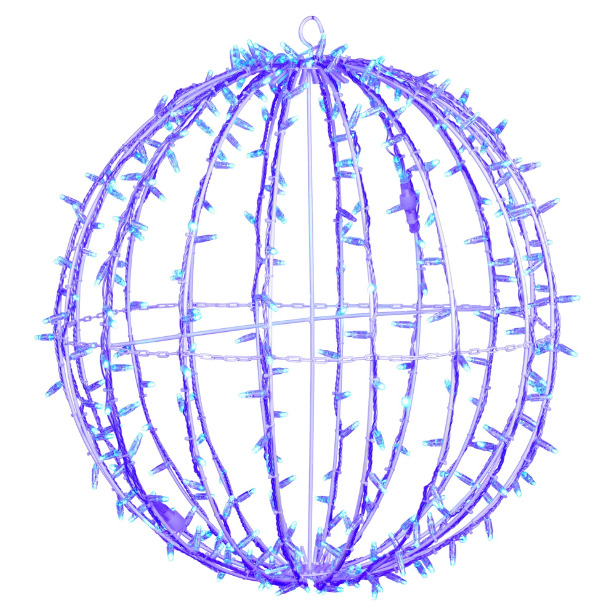 324Lt x 30 inch Blue Jumbo Led Sphere