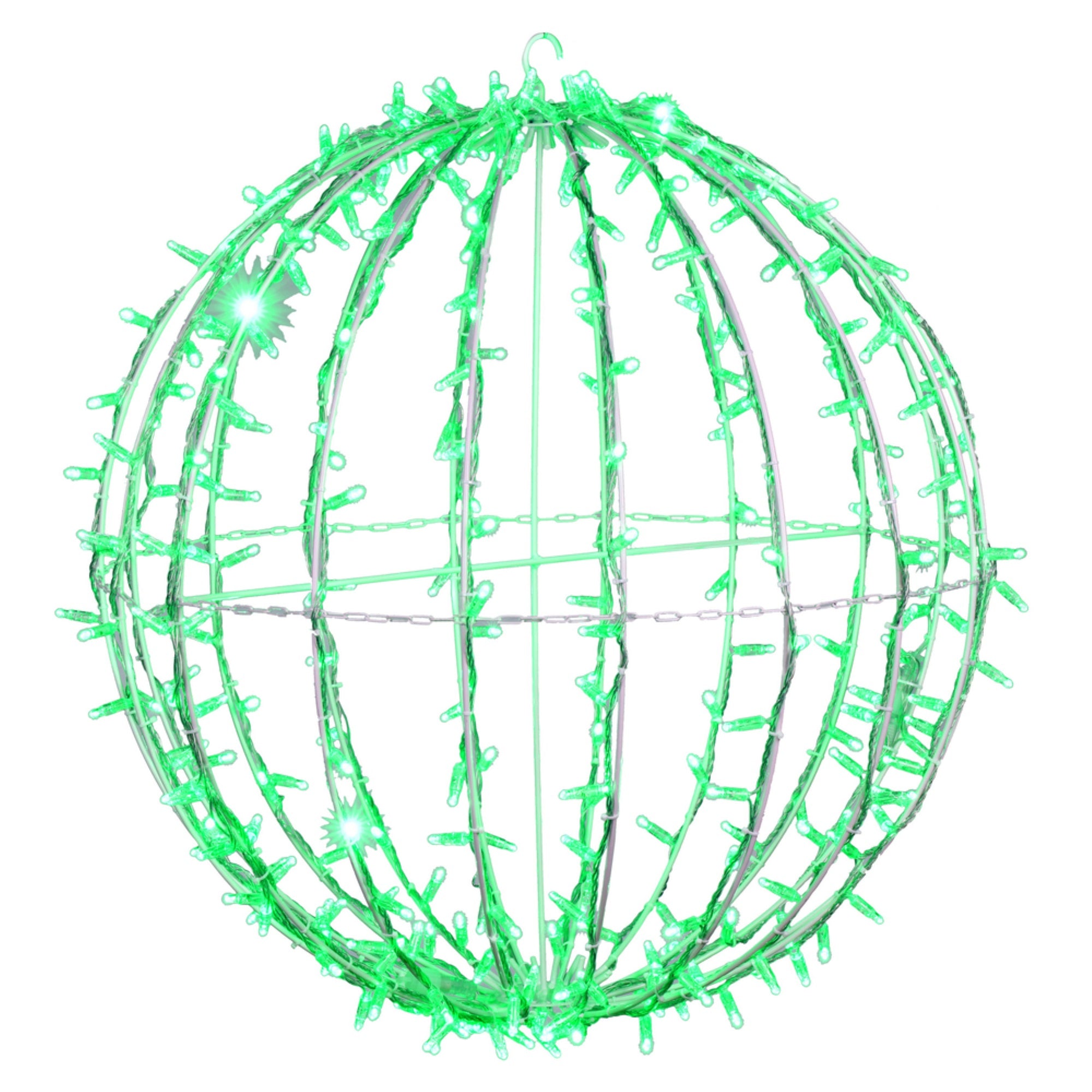 324Lt x 30 inch Green Jumbo Led Sphere