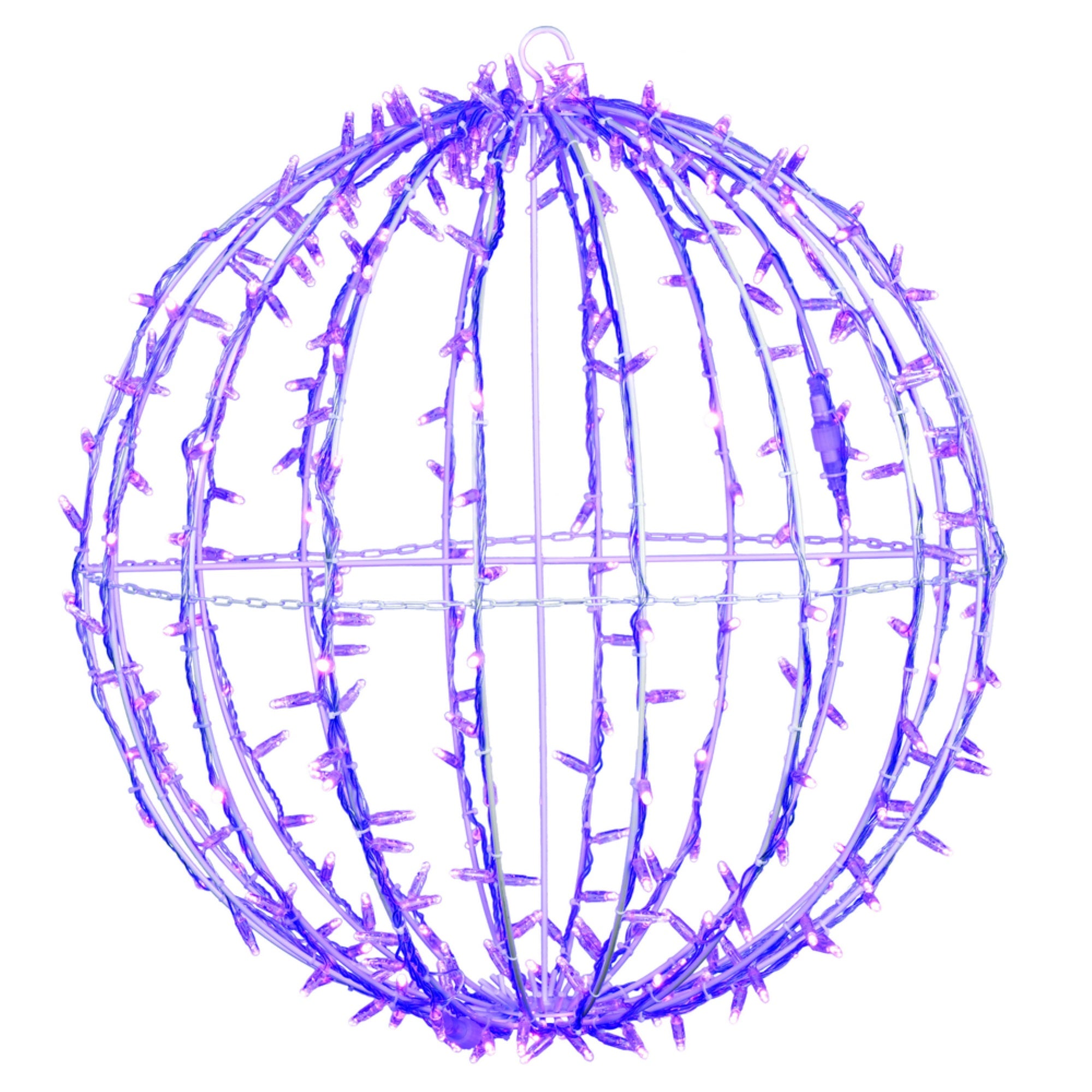 324Lt x 30 inch Purple Twinkle Led Sphere