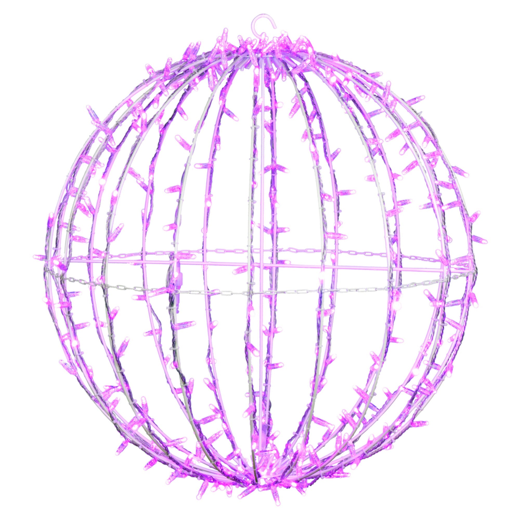 324Lt x 30 inch Pink Jumbo Led Sphere