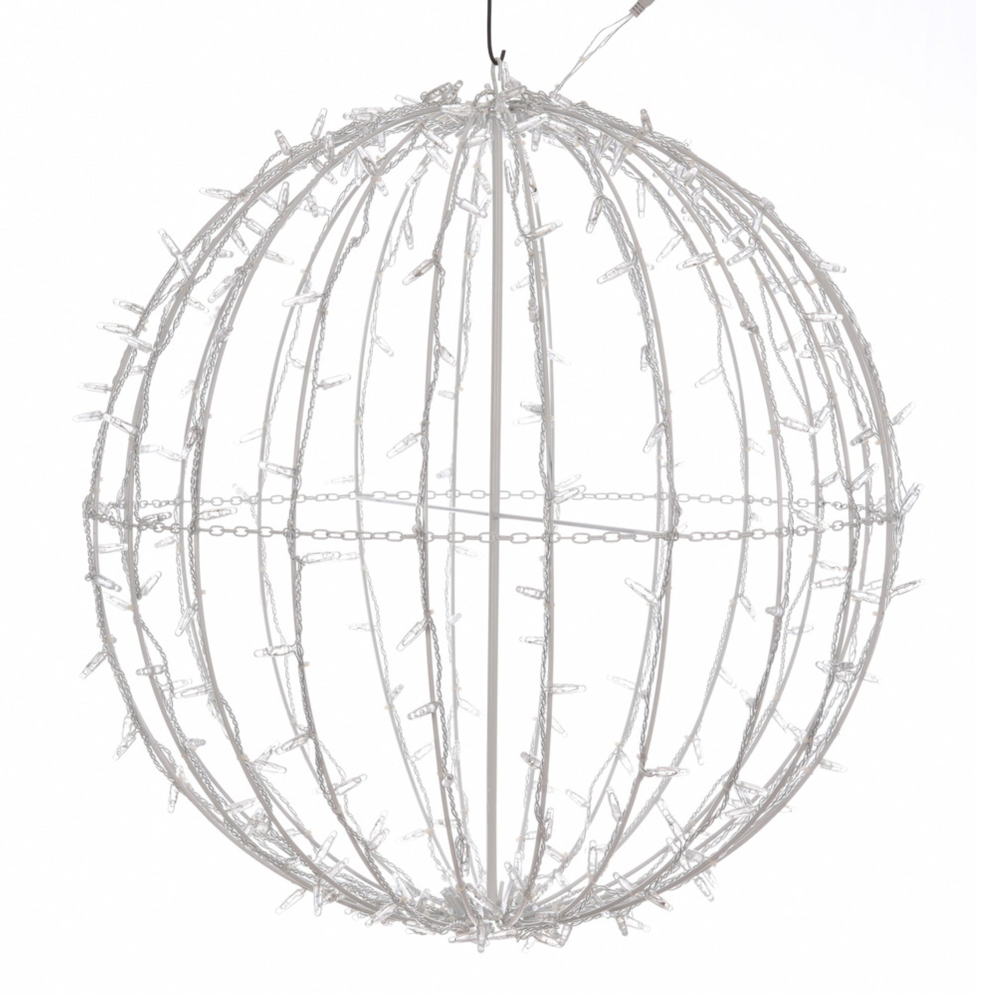 324Lt x 30 inch RedWhtBlue Twinkle Sphere