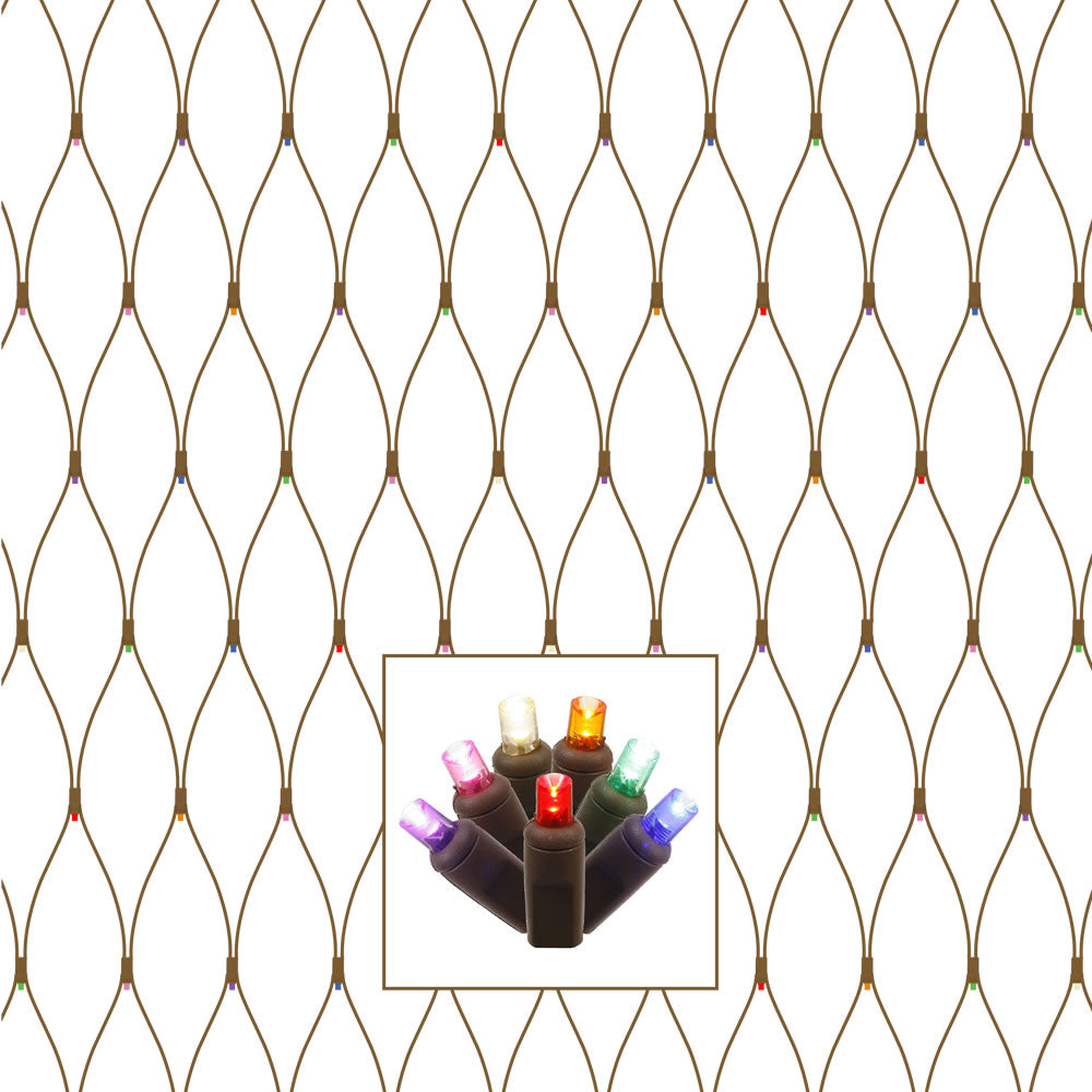 Vickerman 150Lt 2x8 LED Multi/Bw WideAngle Net  X4B2810