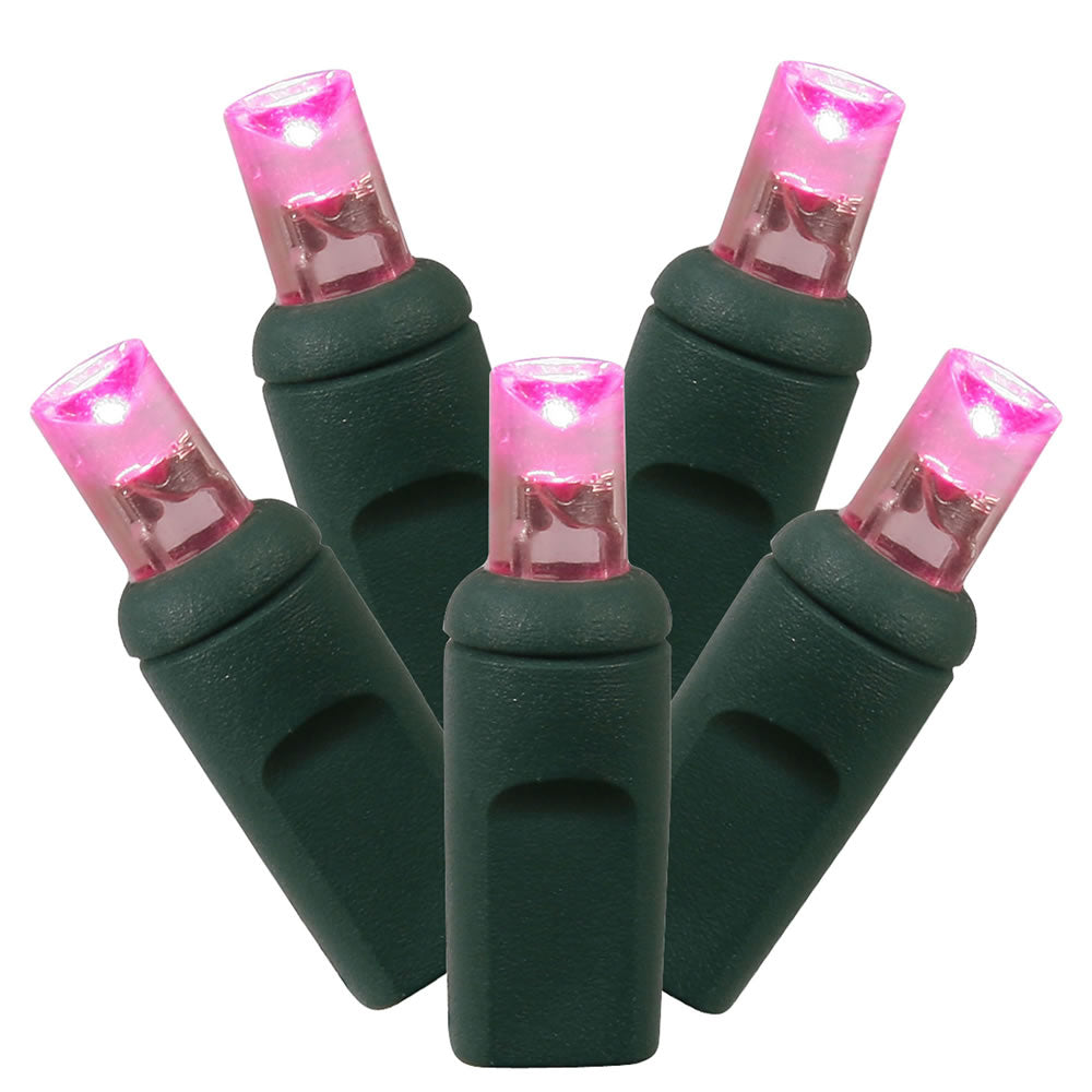 Vickerman 70Lt LED Pink/Gw WA EC Set 1Pc 6 inchx35L  X6G2710CSA