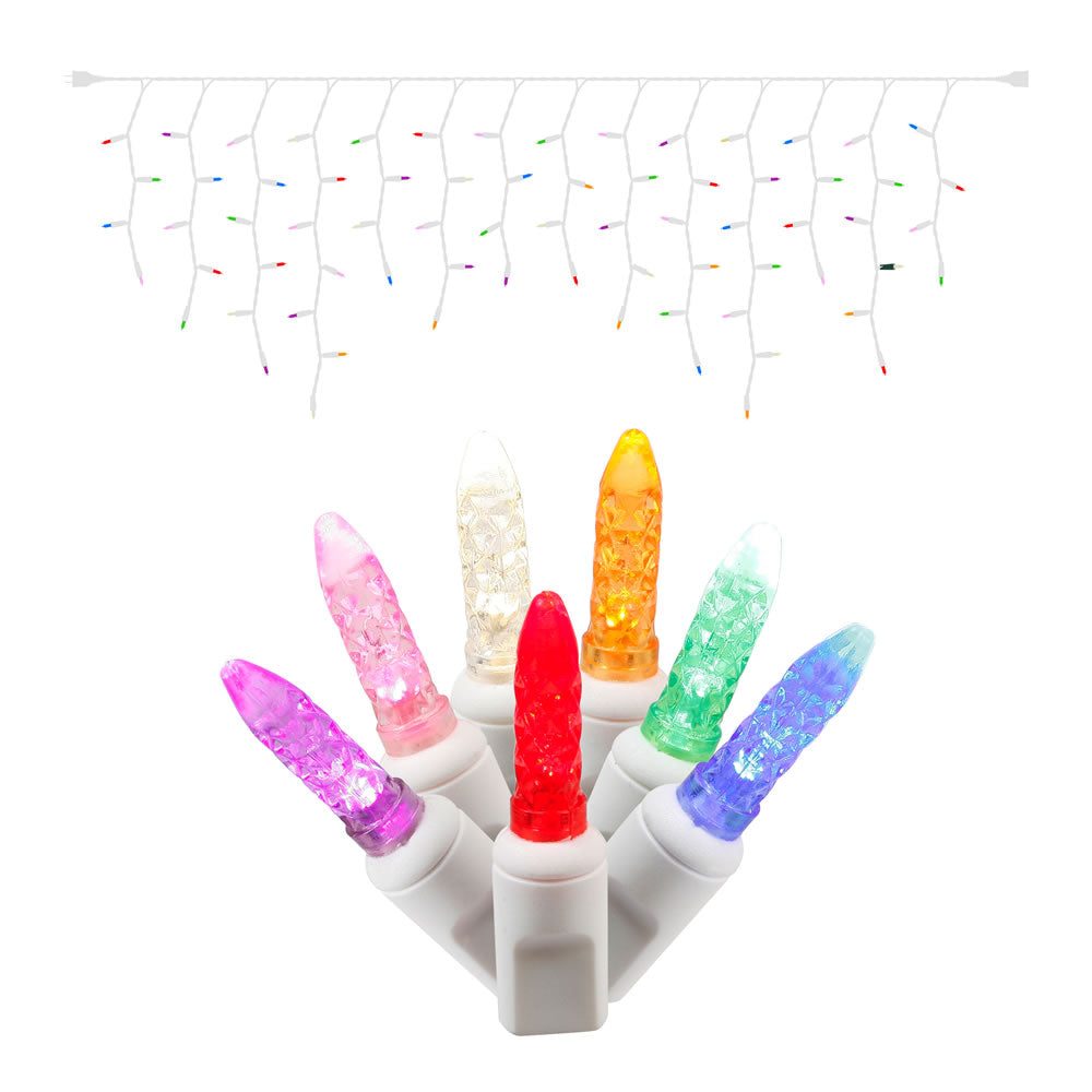 Vickerman 70Lt LED Multi/WW M5 Icicle EC Set 9L  X6W3100