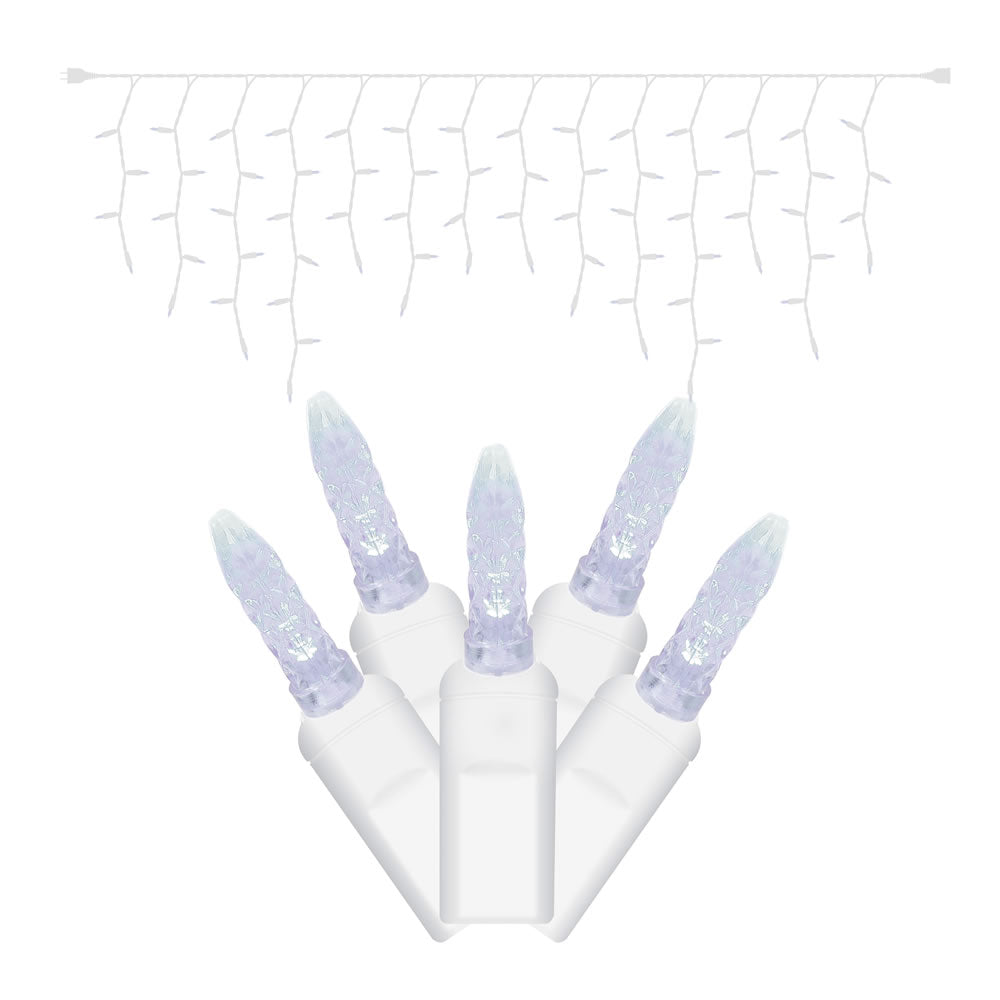 Vickerman 70Lt LED Cool Wt/WW M5 Icicle EC Set 9L  X6W3105