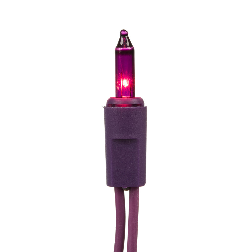 Vickerman LED Light Set, 50Lt, Mauve/Mauve, Model X9MV545LED, Plastic Material