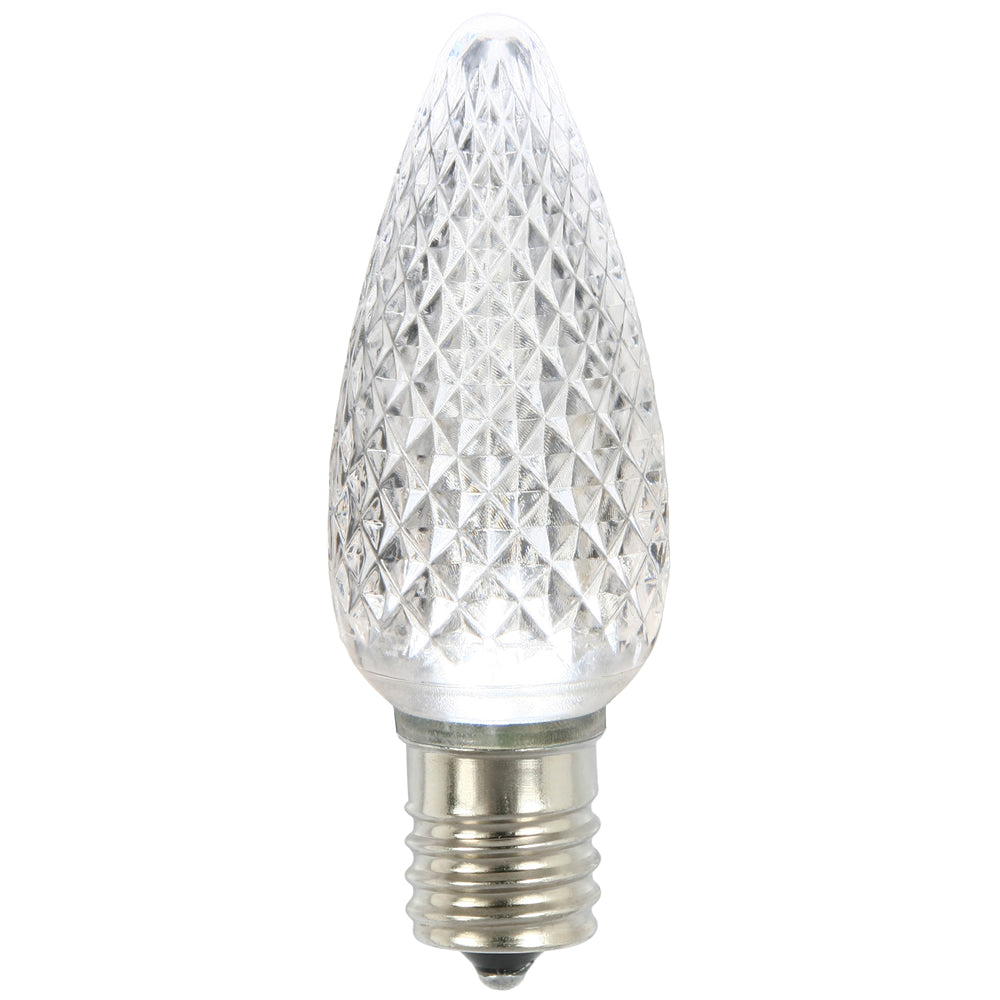 Vickerman C9 FacetedLED Pure White Bulb .45W 25Bx - XLEDC9P-25