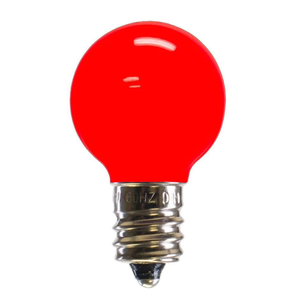 Vickerman G30 Red Ceramic Led Replacement Bulb, Package Of 25