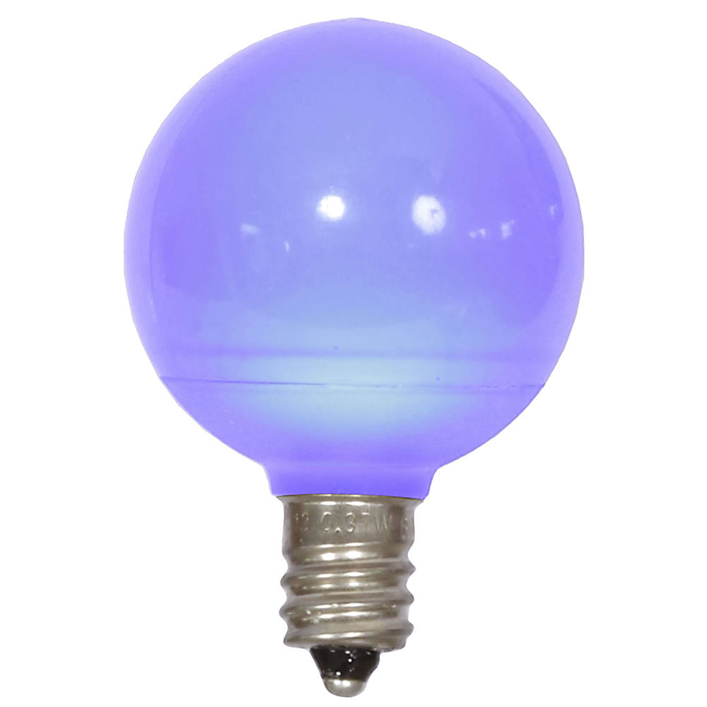 Vickerman G40 Blue Ceramic Led Replacement Bulb, Package Of 25