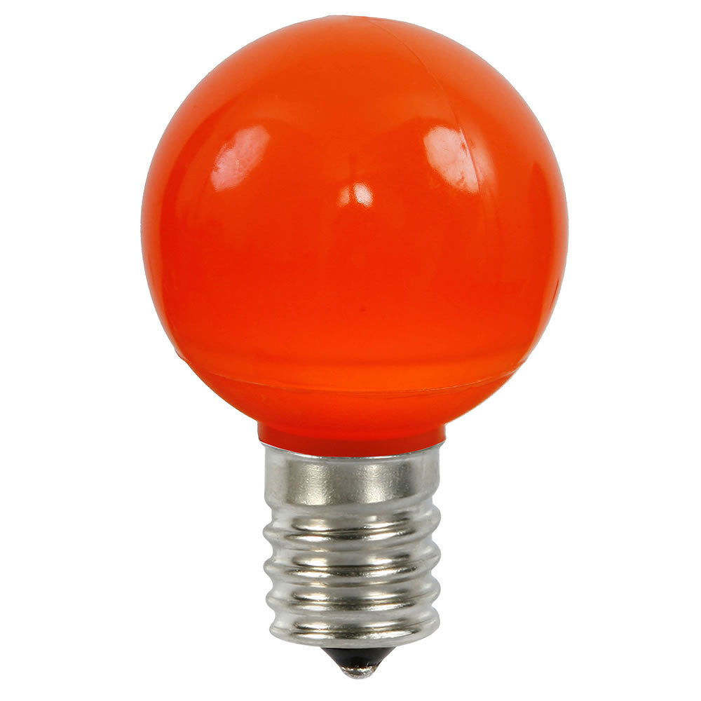 Vickerman G50 Orange Ceramic Led Replacement Bulb, Package Of 25