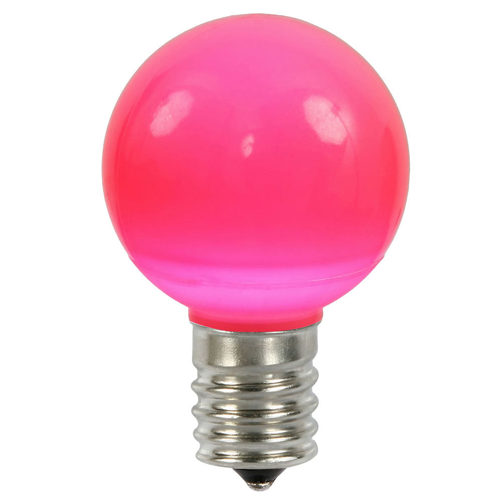 Vickerman G50 Pink Ceramic Led Replacement Bulb, Package Of 25