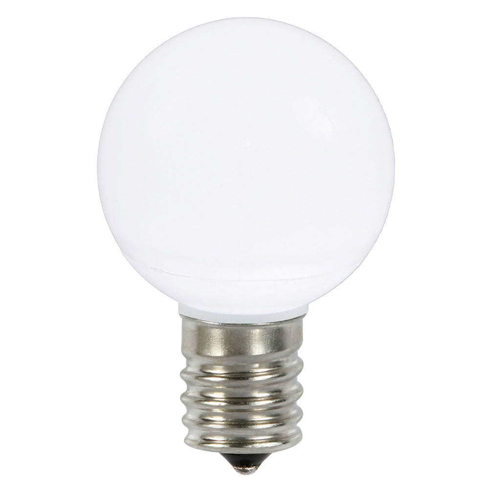 Vickerman G50 Pure White Ceramic Led Replacement Bulb, Package Of 25