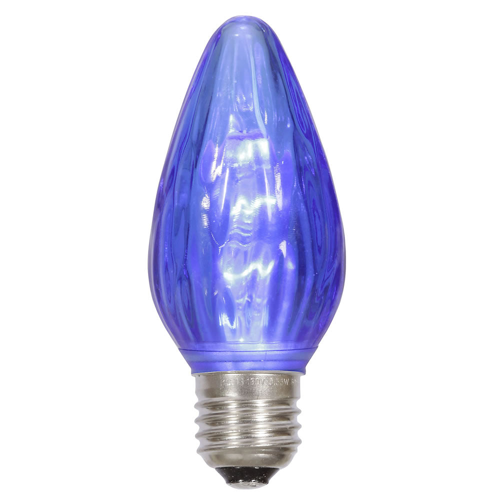 Vickerman F15 Blue LED Flame Replacement Bulb, 25-Pack, Model XLEDF12-25