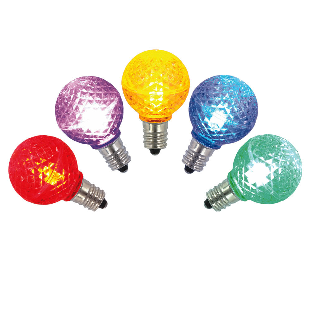 Vickerman G30 LED Replacement Bulb, Multicolor, Package of 25, Model XLEDG30-25