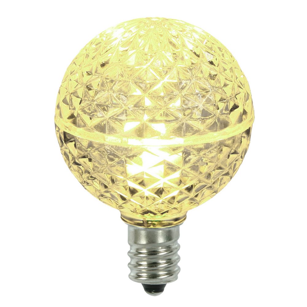 Vickerman G40 LED Replacement Bulb, Warm White, Pack of 25, Model XLEDG41-25