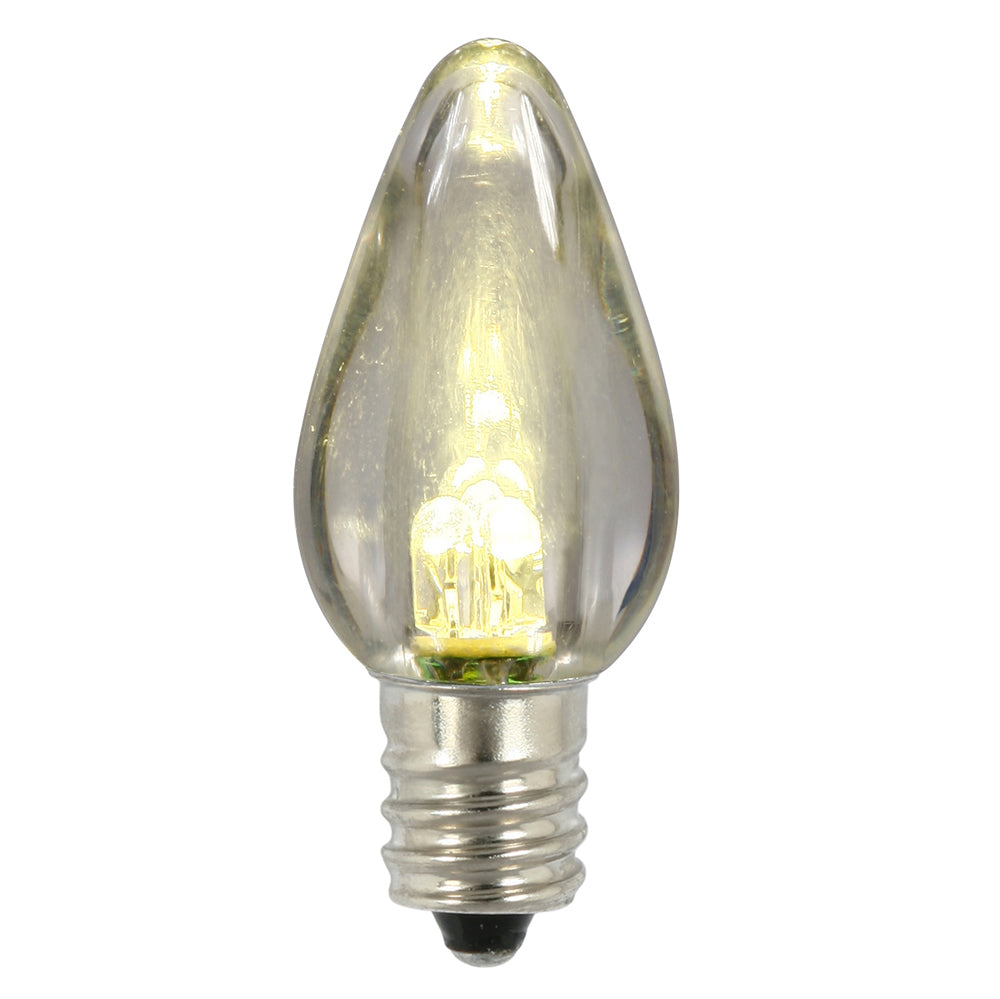 Vickerman C7 Transparent Plastic Led Warm White Dimmable Bulb, Bag Of 25