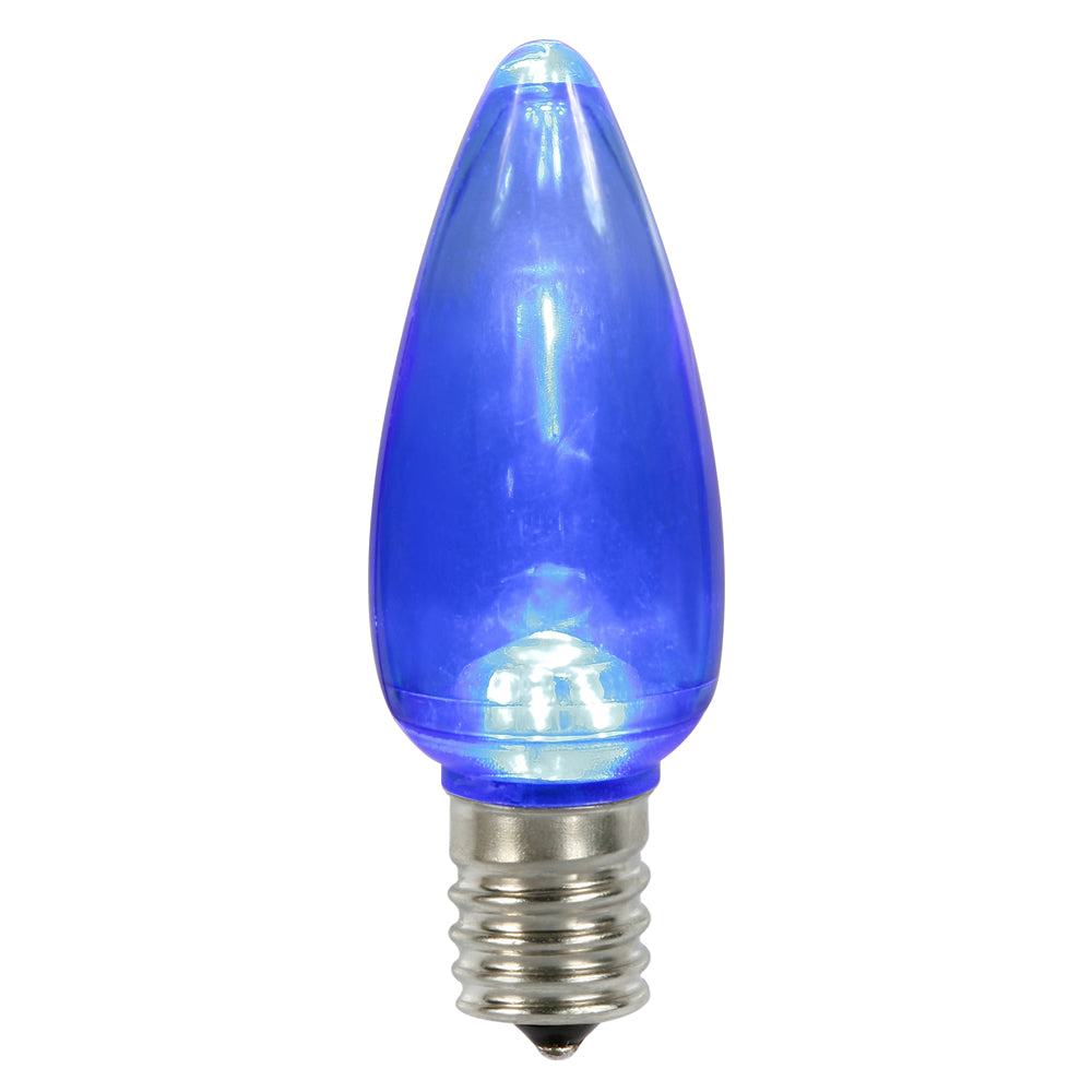 Vickerman 509883 - C9 Intermediate Screw Base Blue Led Transparent Dimmable (25 Pack) Christmas Light Bulbs (Xledtc92-25)
