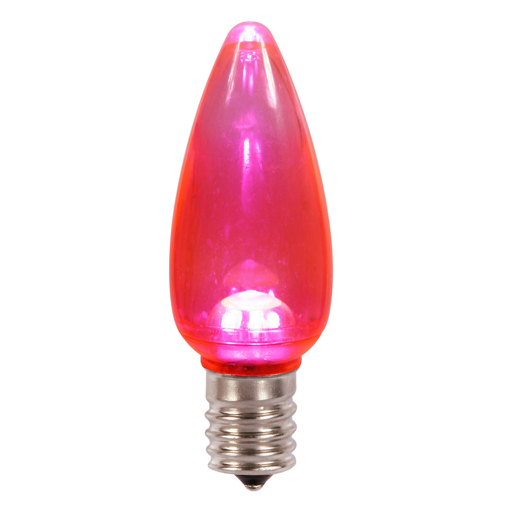 Vickerman C9 Pink Twinkle TranspLED Bulb 25/Box - XLEDTC99T-25
