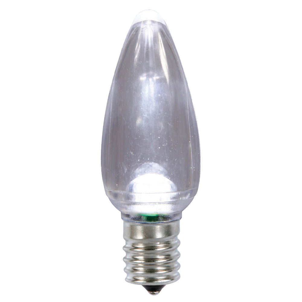 Vickerman C9 Pure Wht Transparent LED Bulb 25/Box - XLEDTC9P-25