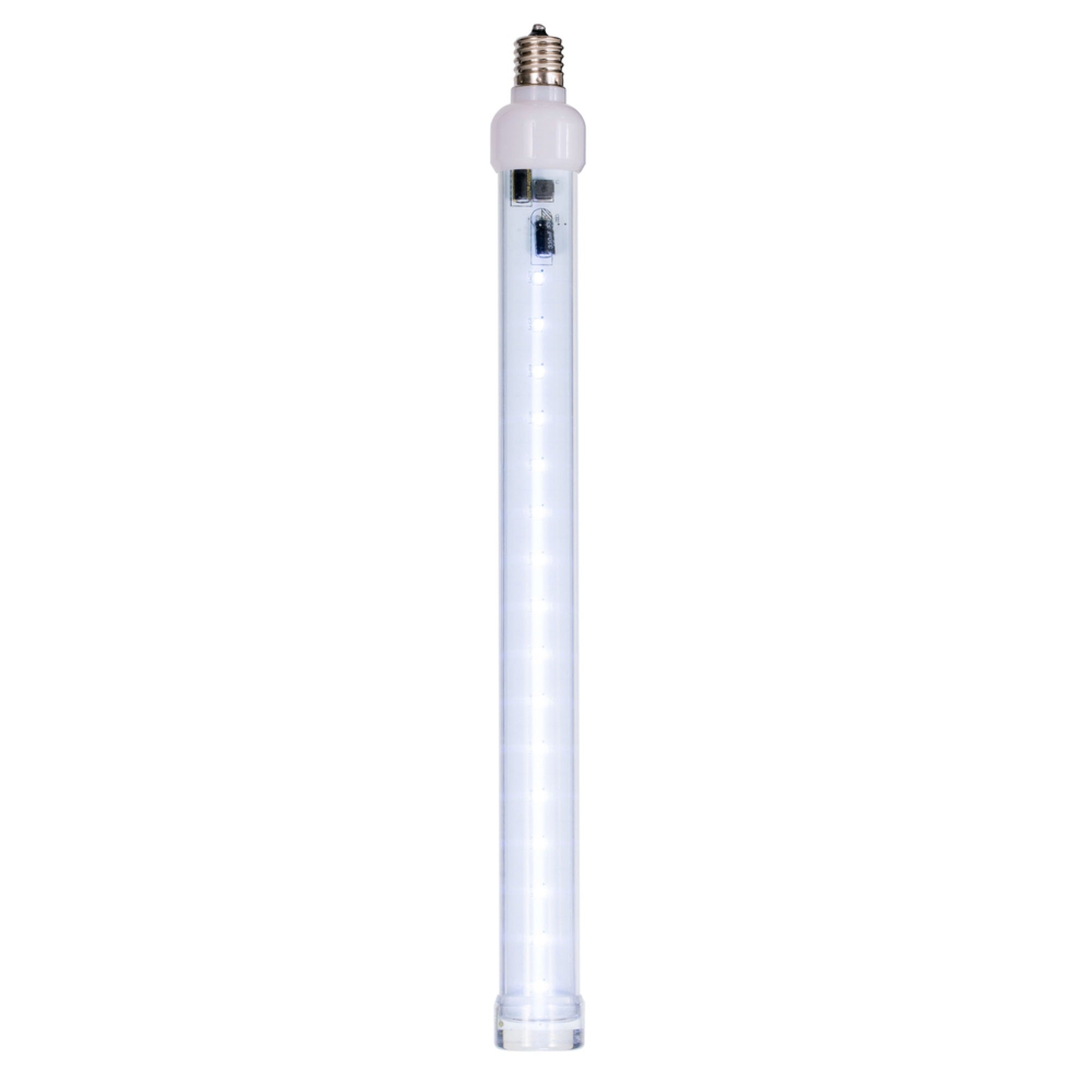 12 inch Cool White C9 LED SnowFall Tube 5Pk