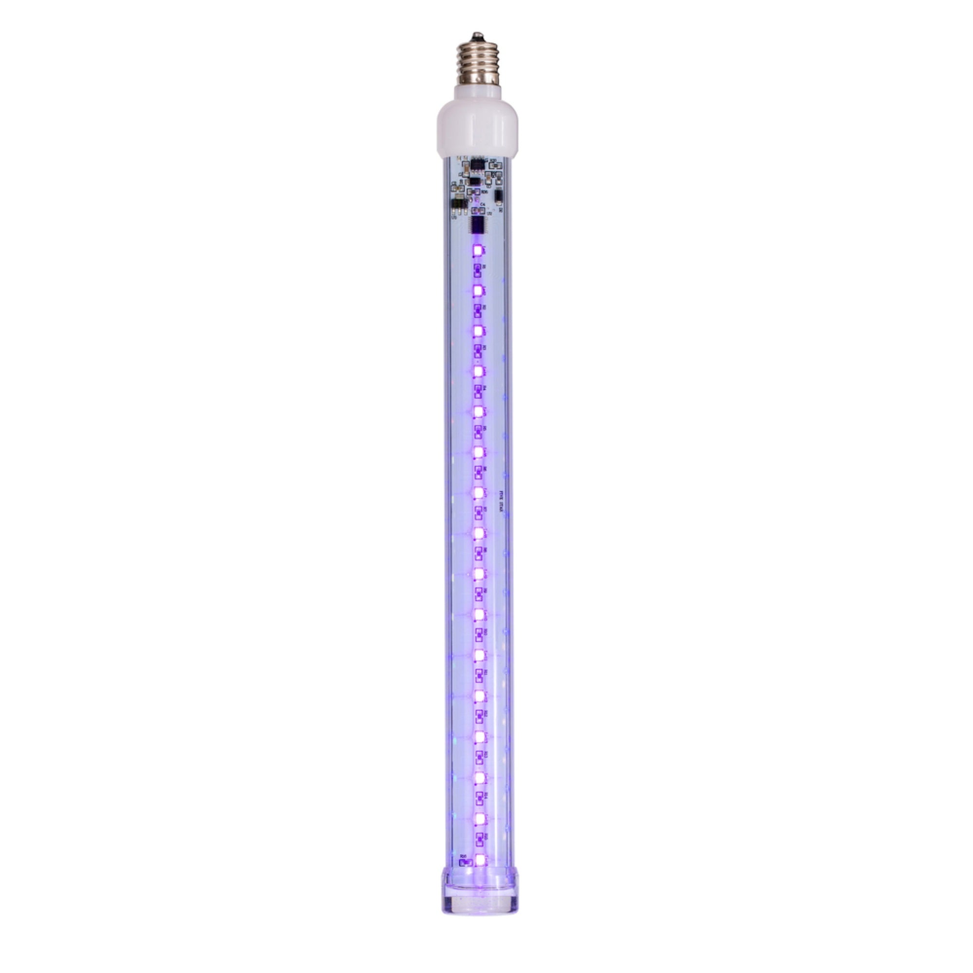 12 inch Purple C9 LED SnowFall Tube 5Pk